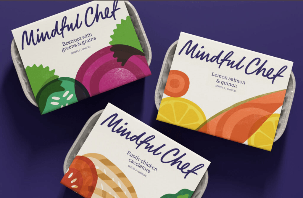 출처: Ragged Edge의 Mindful Chef 브랜딩