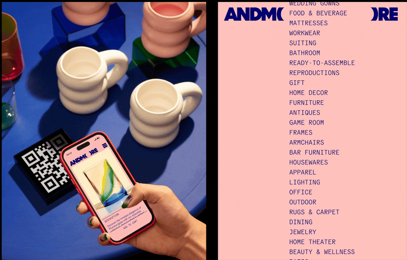 Collins의 Andmore 브랜딩