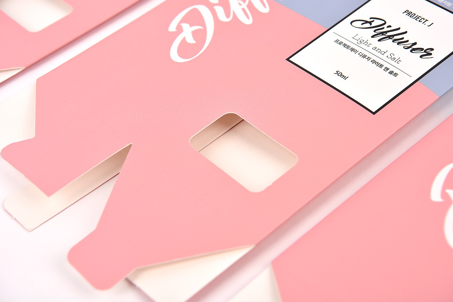 프로젝트제이 디퓨저 방향제 패키지 제작하여 2