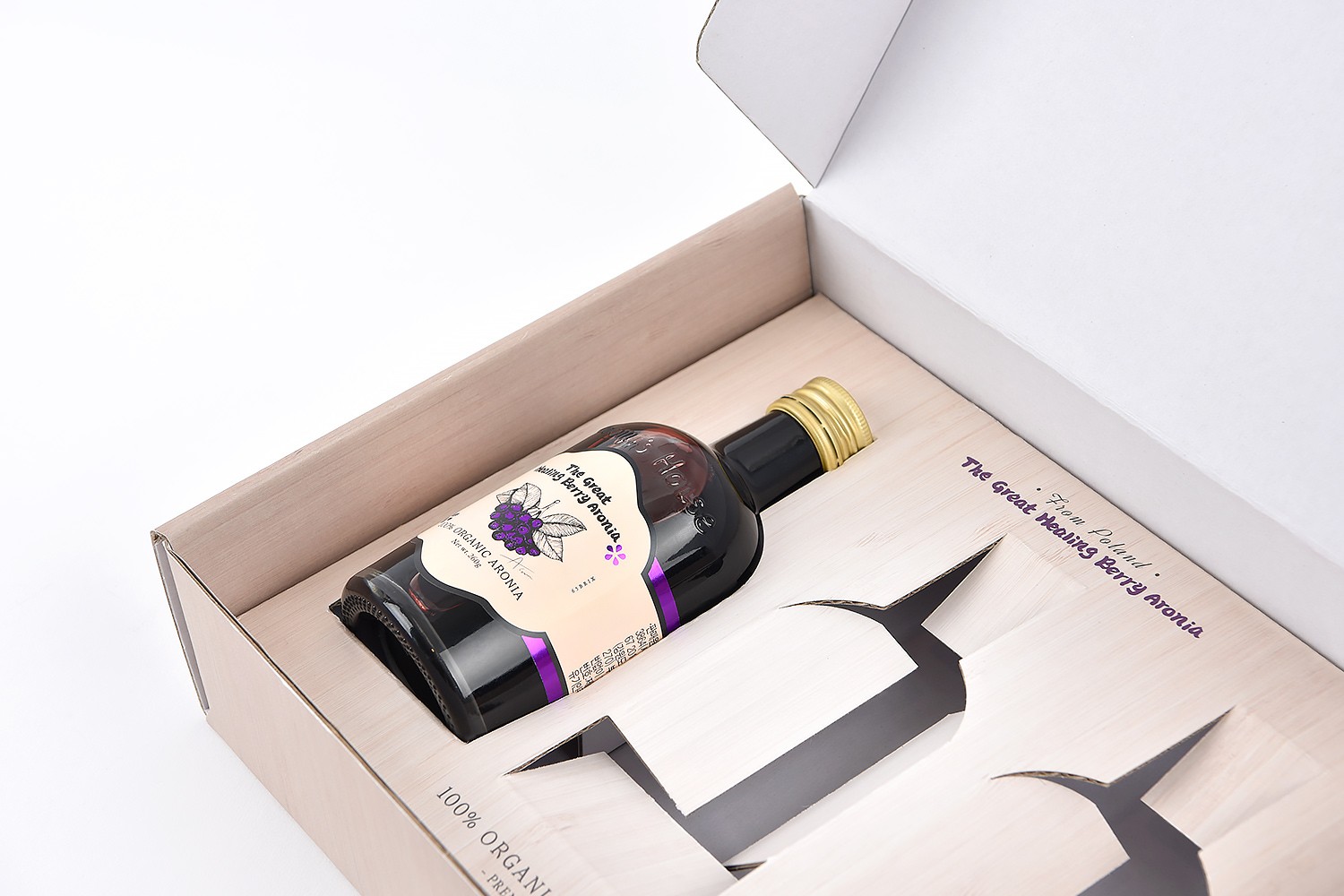 고미하우스 아로니아 건강식품 즙 패키지 제작하여 3