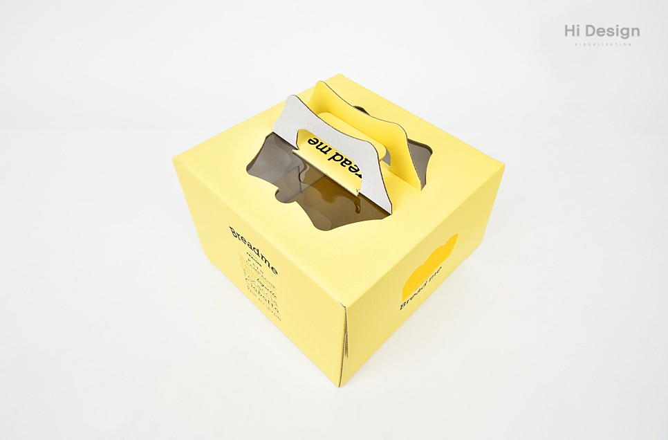 브래드미 케이크 베이커리 식품 패키지 제작하여 1