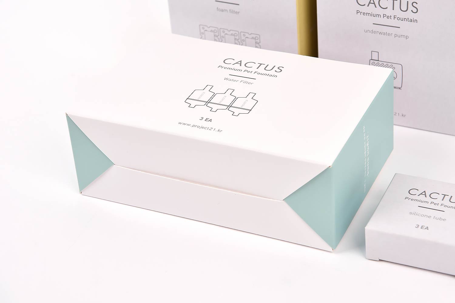 프로젝트21 선인장 정수기 정수필터 패키지 제작하여 2