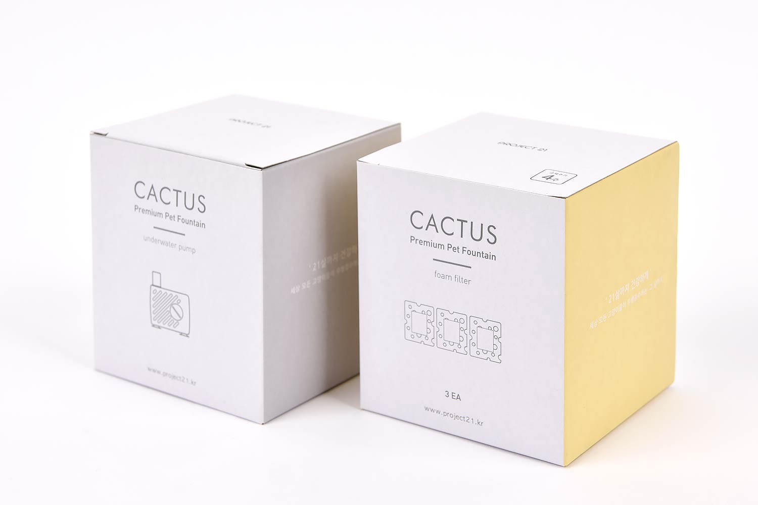 프로젝트21 필터 패키지 제작하여 1