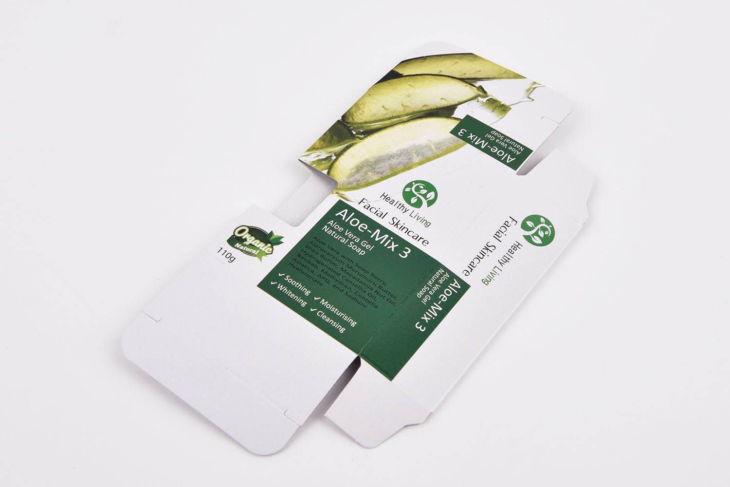 건강생활 알로에 화장비누 화장품 패키지 3번째