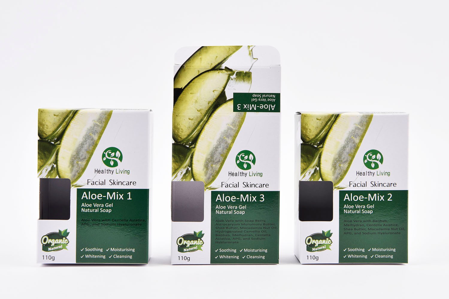 건강생활 알로에 화장비누 화장품 패키지 4번째