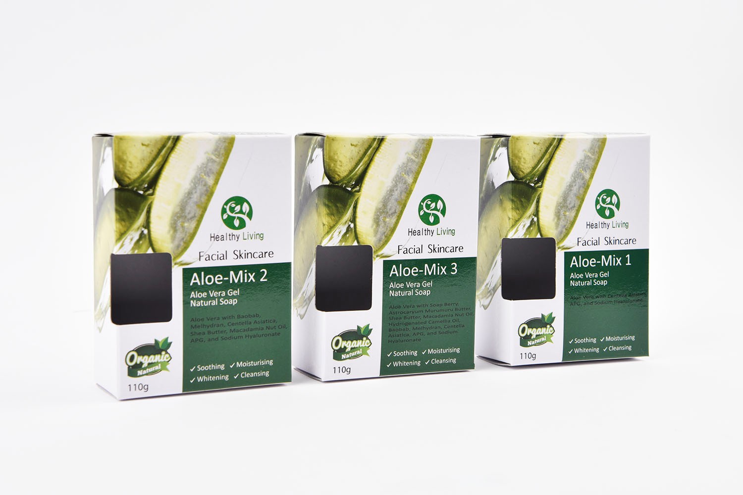 건강생활 알로에 화장비누 화장품 패키지 5번째