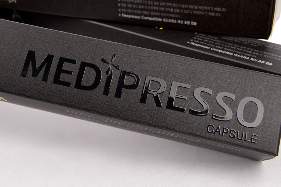 메디프레소 캡슐 커피 패키지 제작하여 1