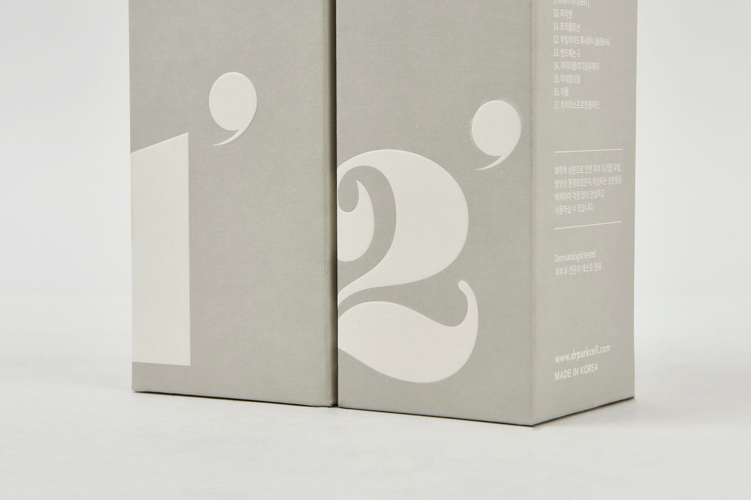 닥터파크셀 Dr.PARKCeLL 클렌징 화장품 패키지 제작하여 3