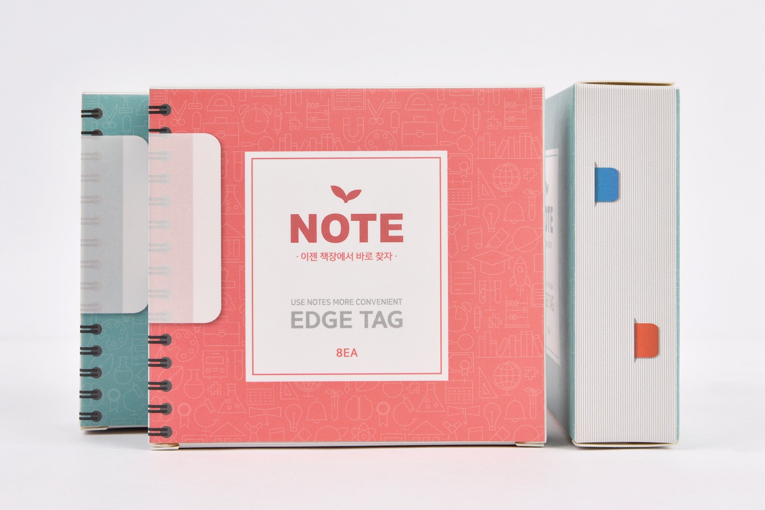 툭아트 엣지택 문구 패키지 제작하여 4