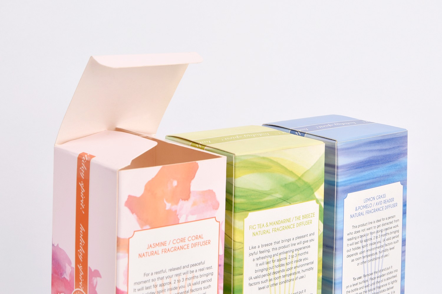 오실킨 디퓨저 패키지 제작하여 3