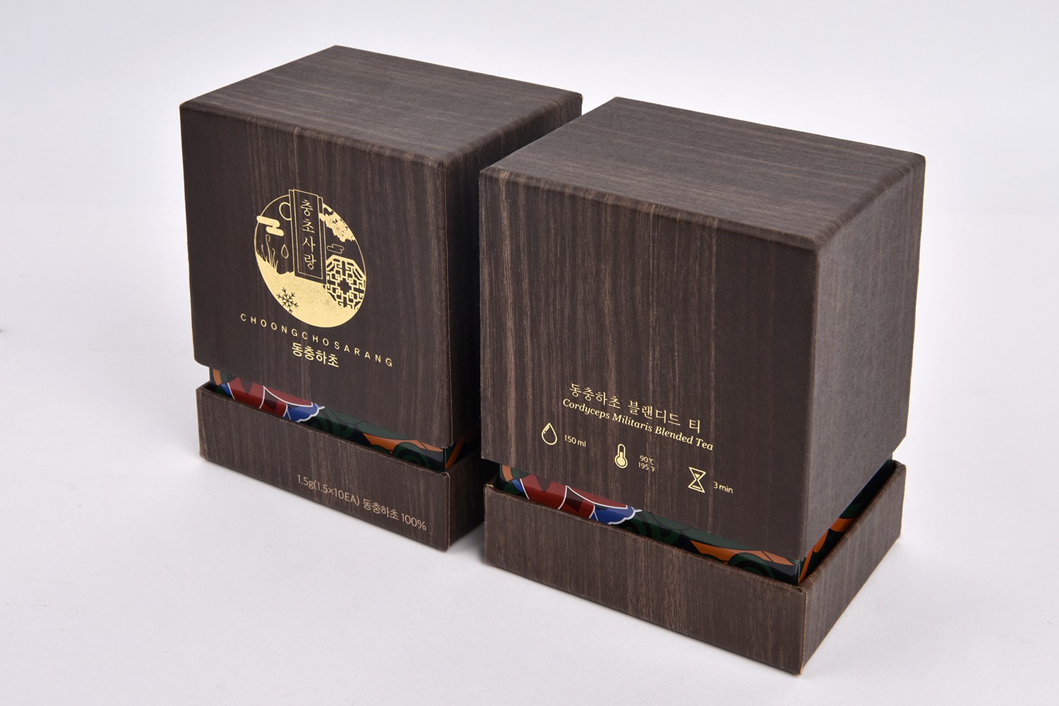 충초사람 동충하초 고급티세트 패키지 제작하여 2