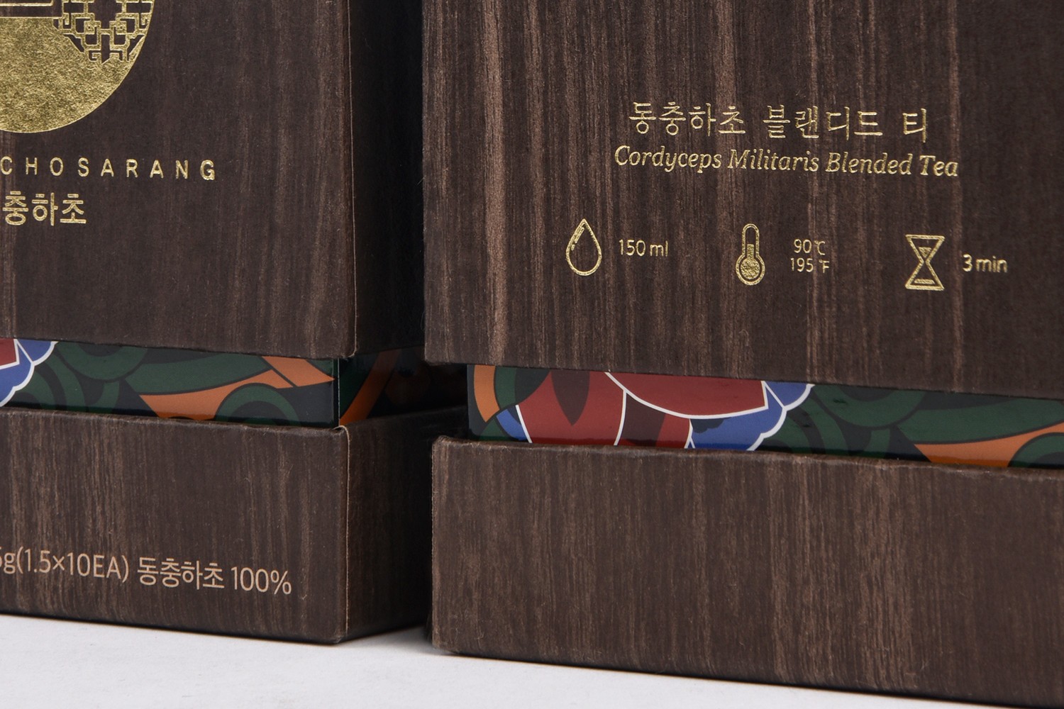 충초사람 동충하초 고급티세트 패키지 제작하여 3