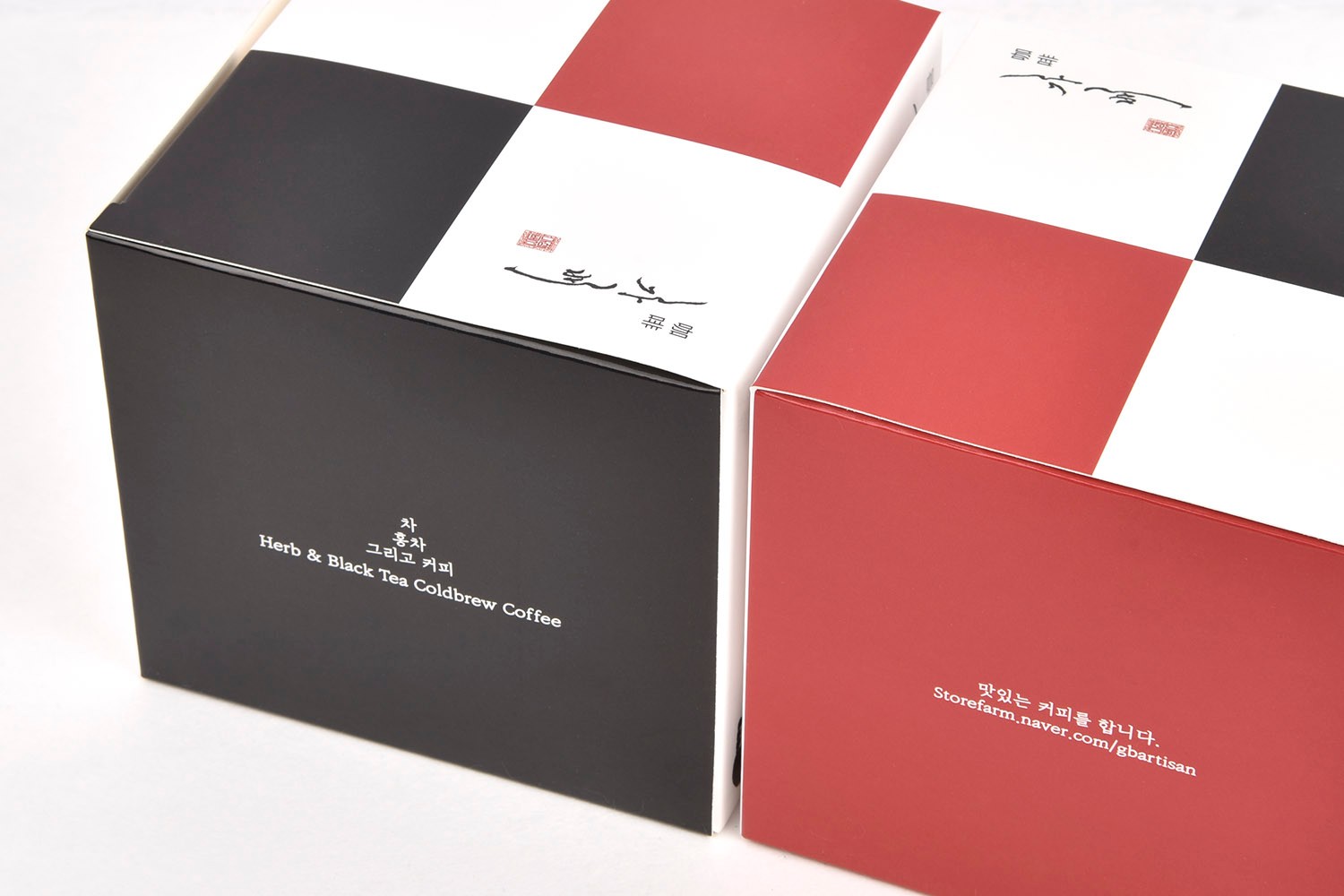 티커피 콜드브루 제품 패키지 제작하여 1