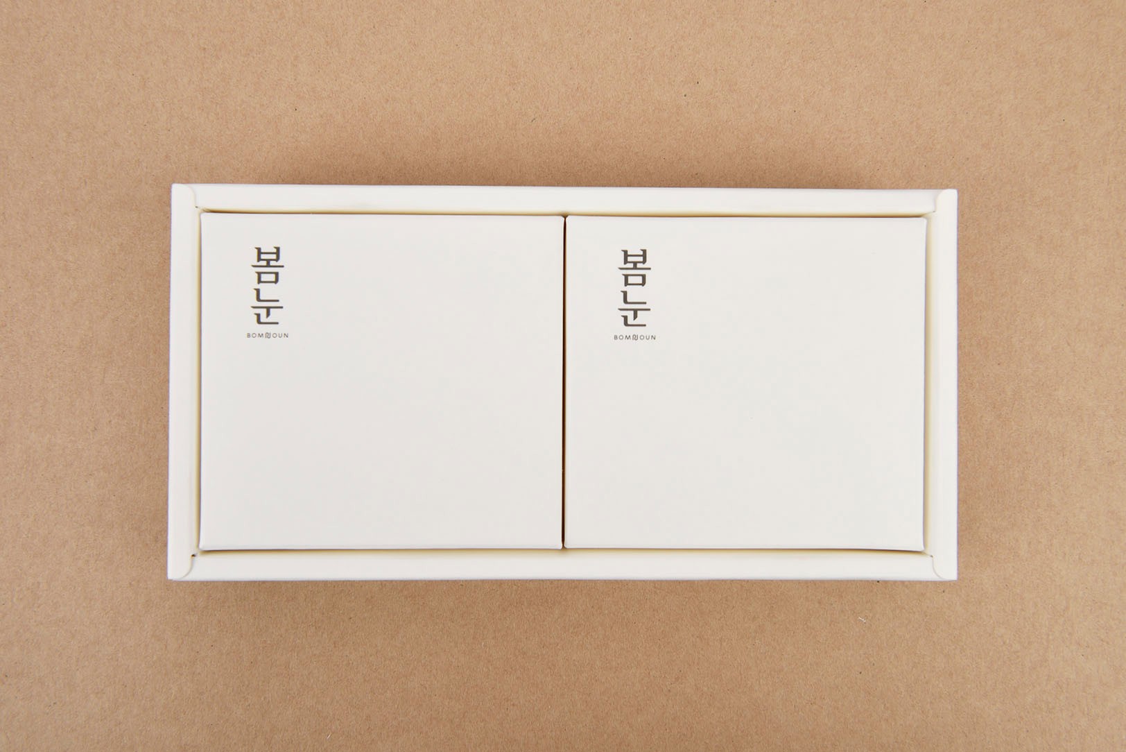 봄눈 비누 패키지 제작하여 2