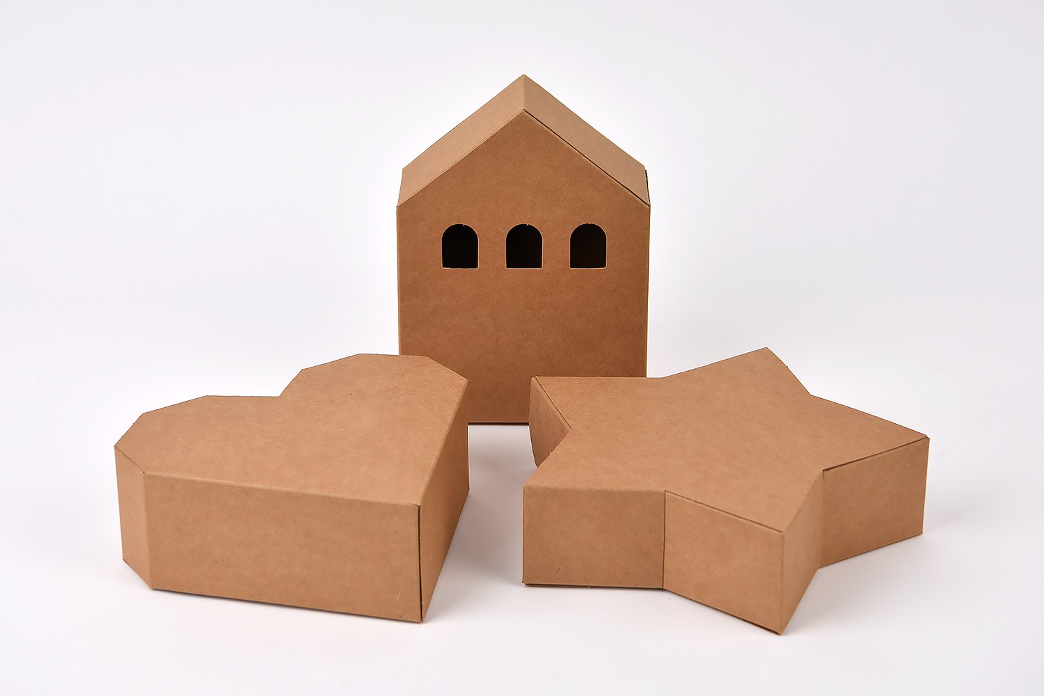 크라프트 별 집 하트 패키지 제작하여 1