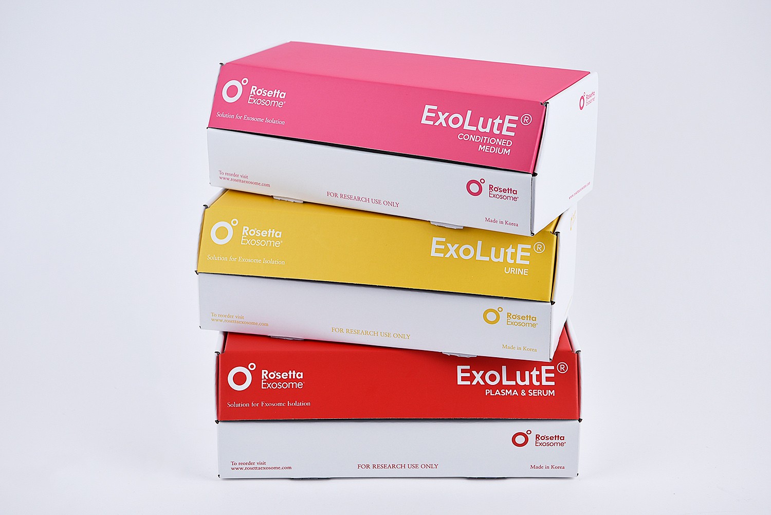 로제타엑소좀 바이오 검사키트 의약품 패키지 제작하여 1