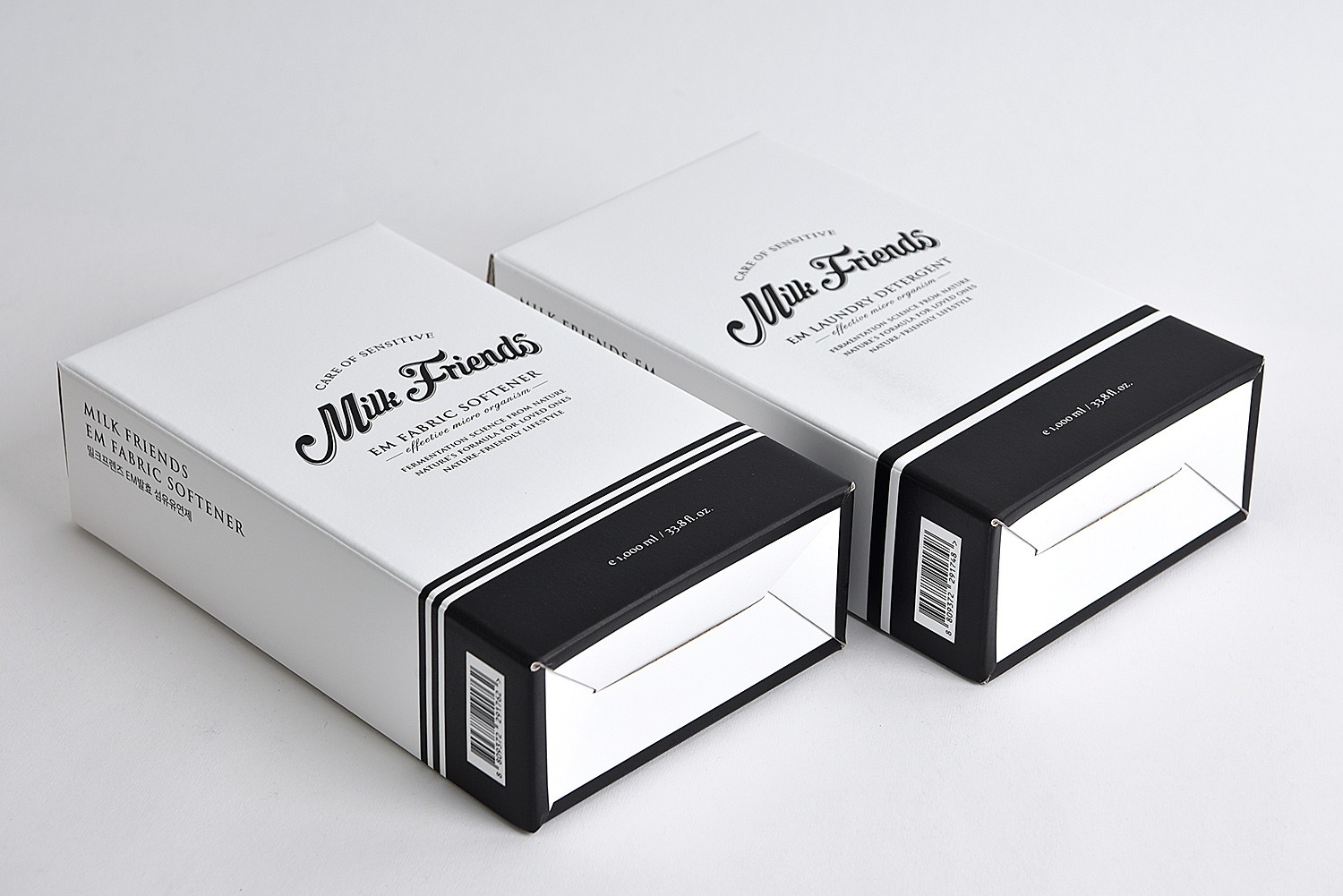 밀크프렌즈 친환경 세제 패키지 제작하여 3