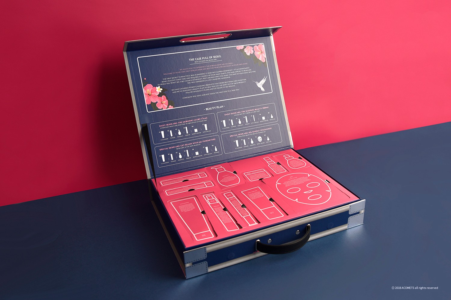 K BEAUTY 화장품 세트 손잡이 화장품 패키지 2번째