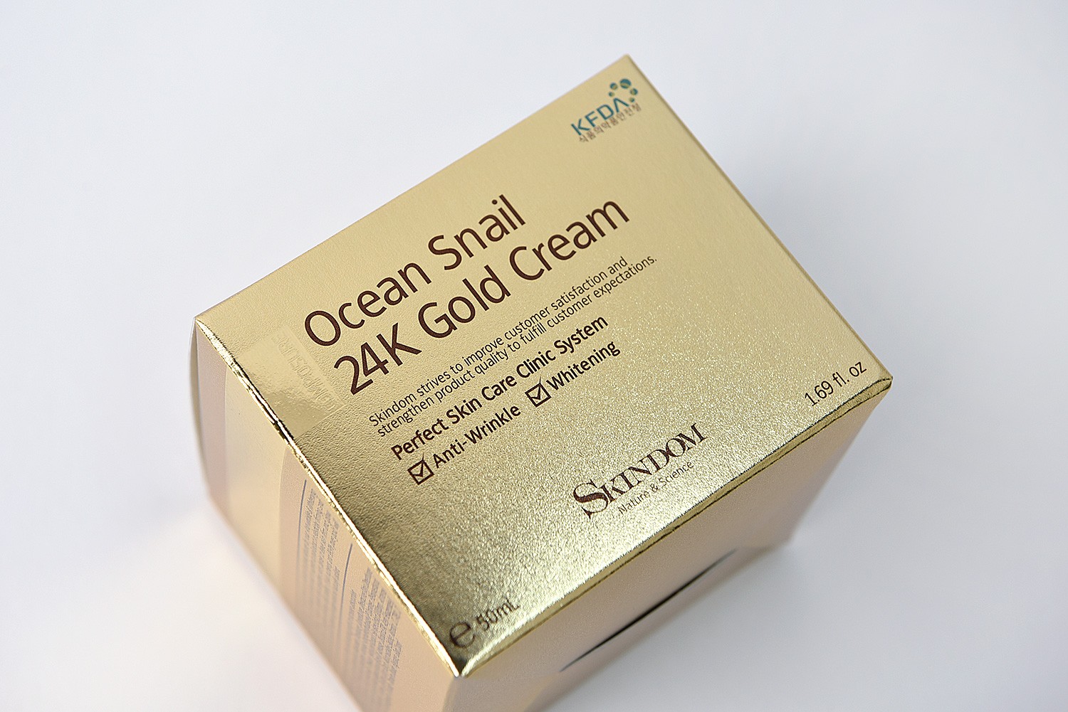 스킨덤 화장품 골드크림 화장품 패키지 4번째