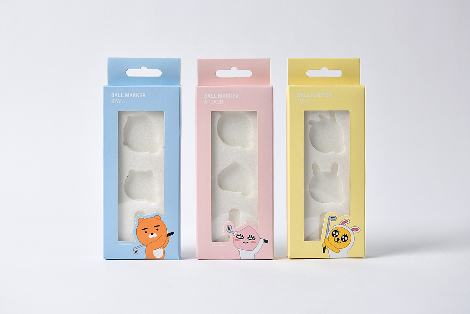 카카오프렌즈 골프용품 패키지 제작하여 1