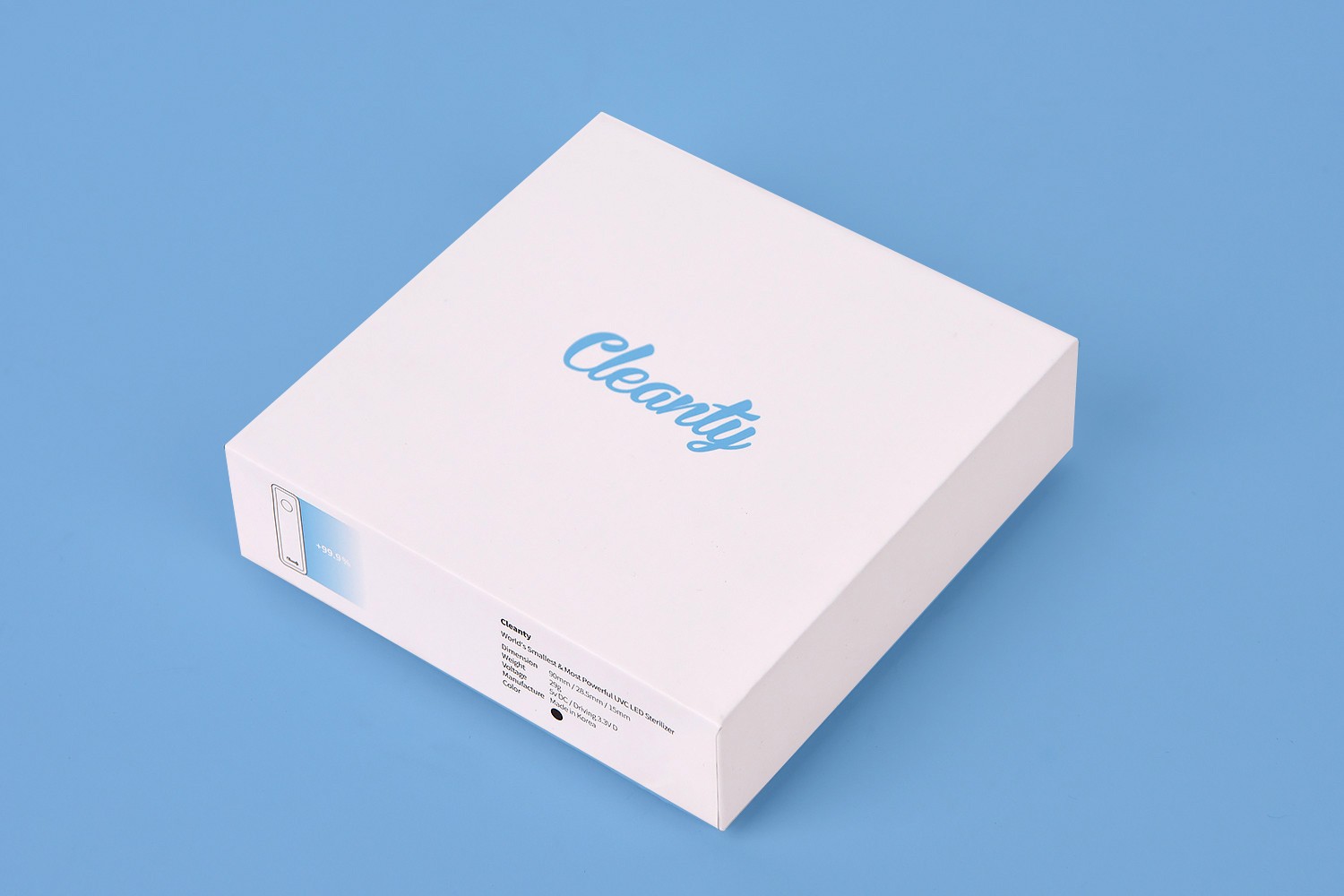 클린티 Cleanty LED 휴대용 살균기 패키지 제작하여 1