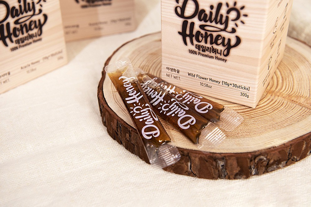 슈퍼파머 데일리허니 꿀 스틱 패키지 제작하여 3