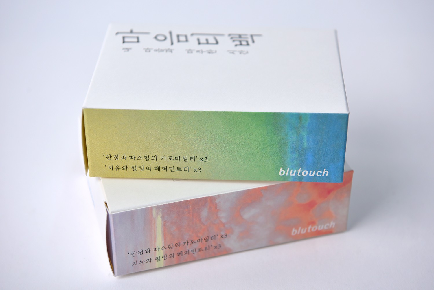 블루터치 식품 티백 패키지 제작하여 2