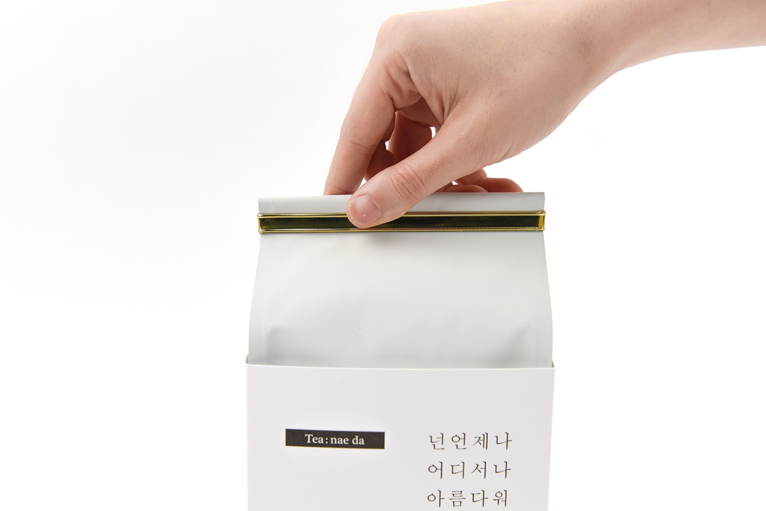 티내다 식품 티백 패키지 제작하여 1