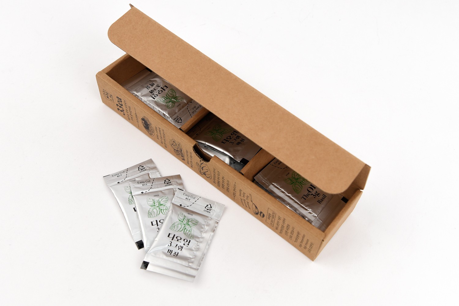 디오일3그램 오일 식품 패키지 제작하여 2