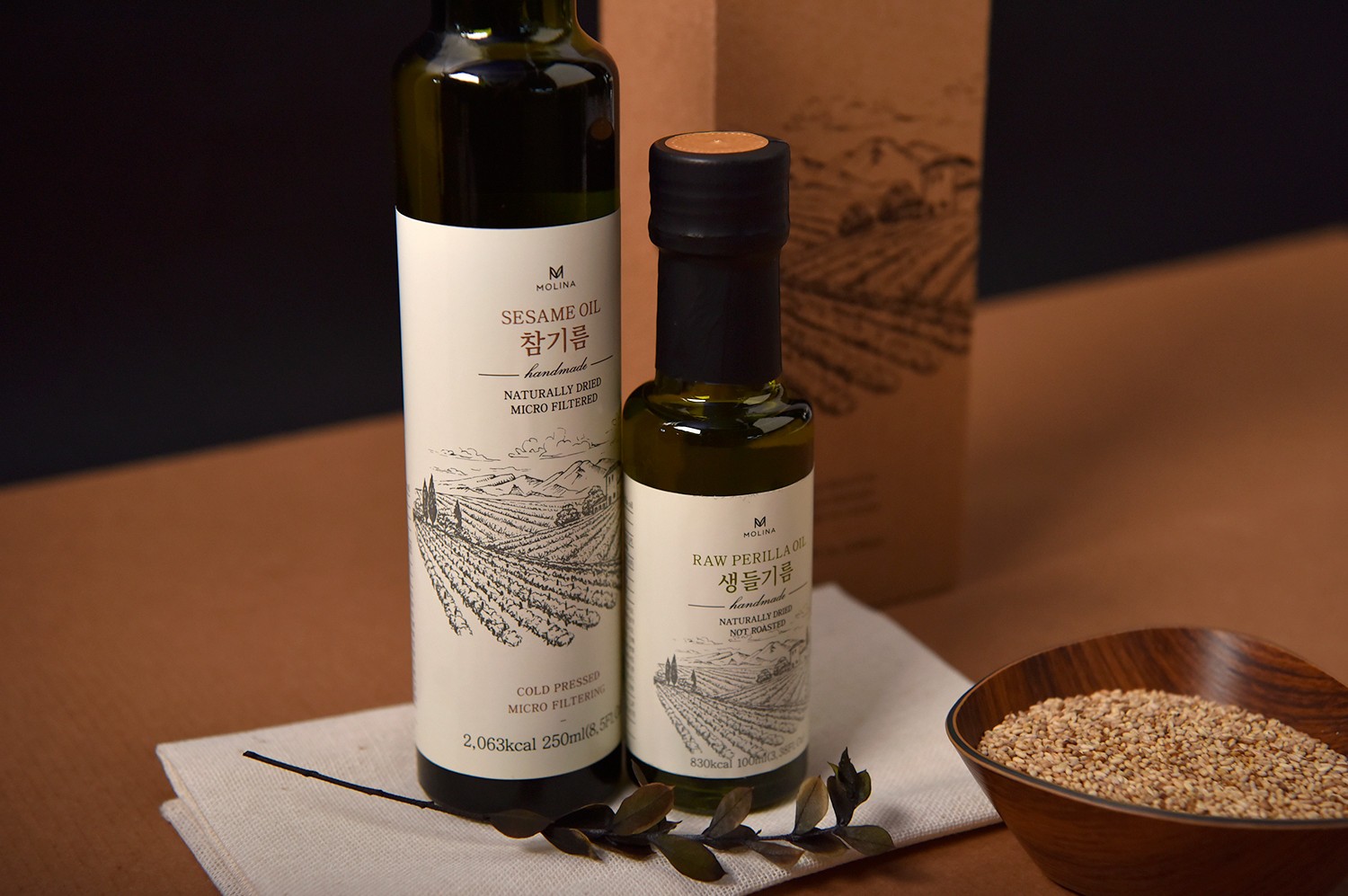 몰리나  참기름, 들기름, 오일 선물세트 식품 1개입 1번째