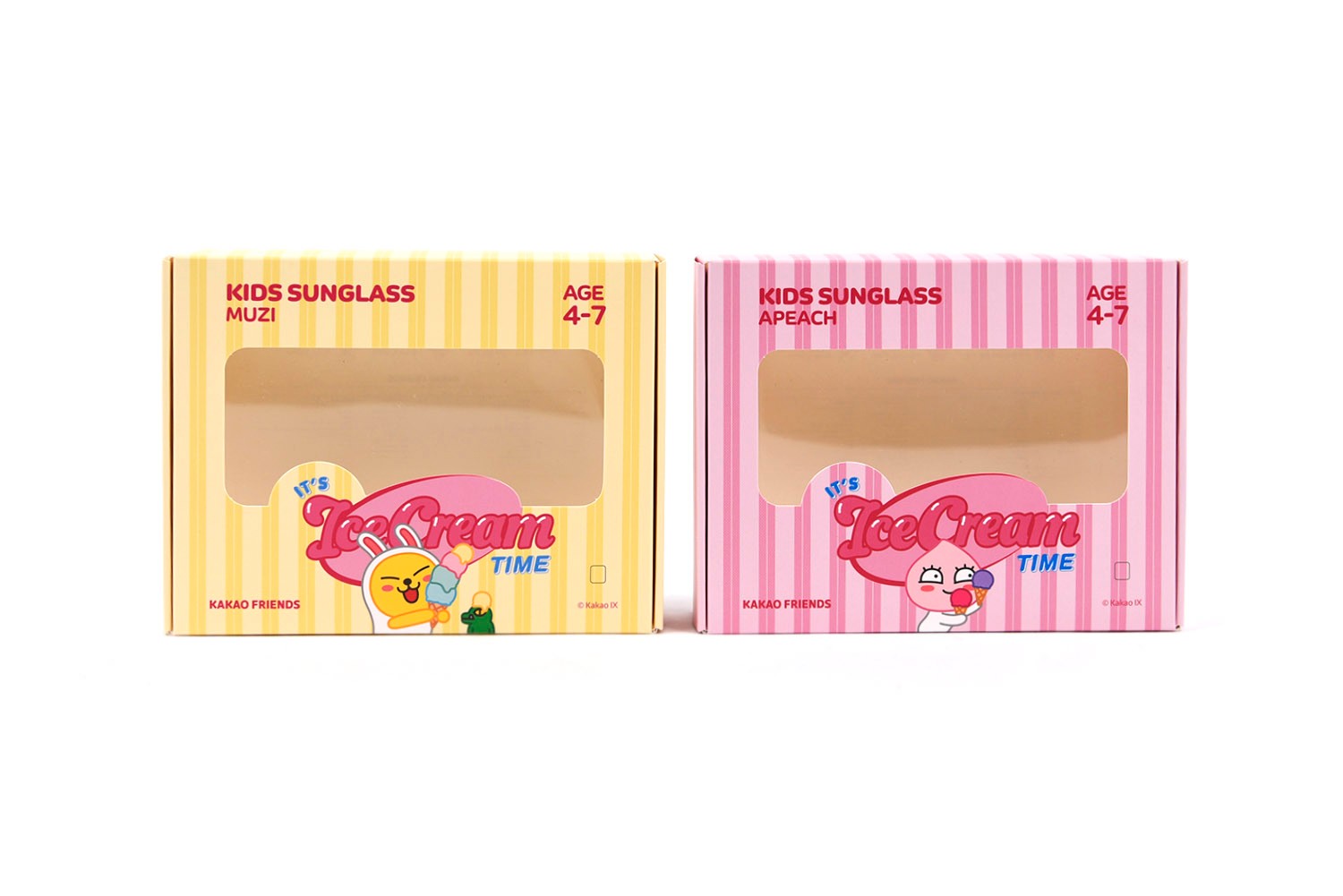 시호비전X카카오프렌즈 키즈용 선글라스 패키지 제작하여 2