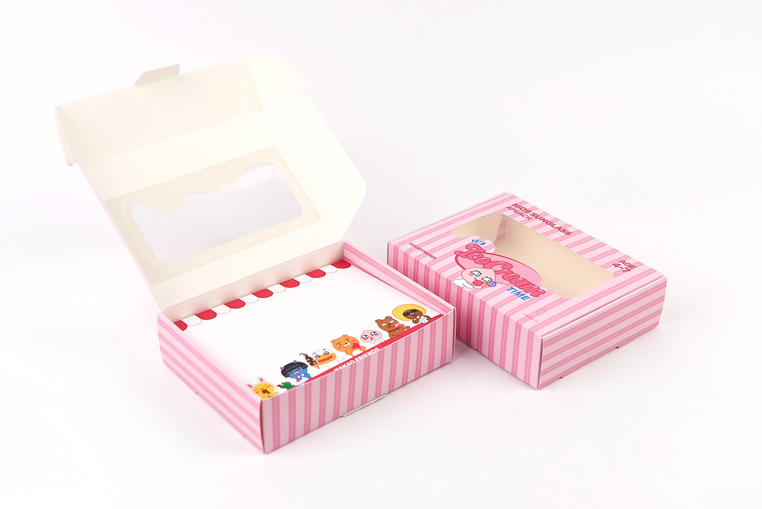 시호비전X카카오프렌즈 키즈용 선글라스 패키지 제작하여 3