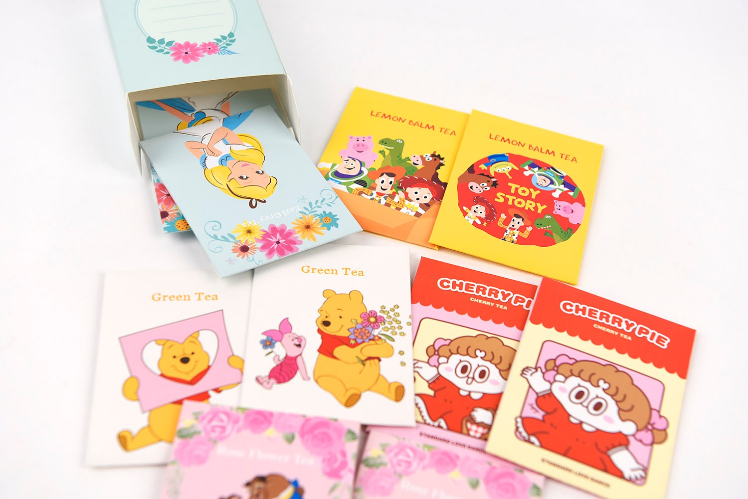 텐바이텐 디즈니 식품 티백 패키지 제작하여 2
