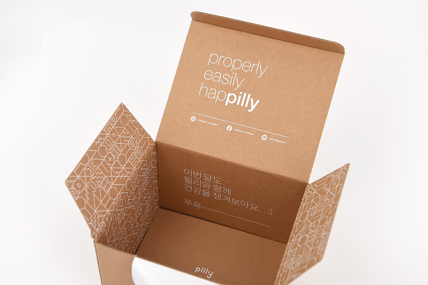 필리 건강기능식품 정기구독 배송 제품 패키지 4번째