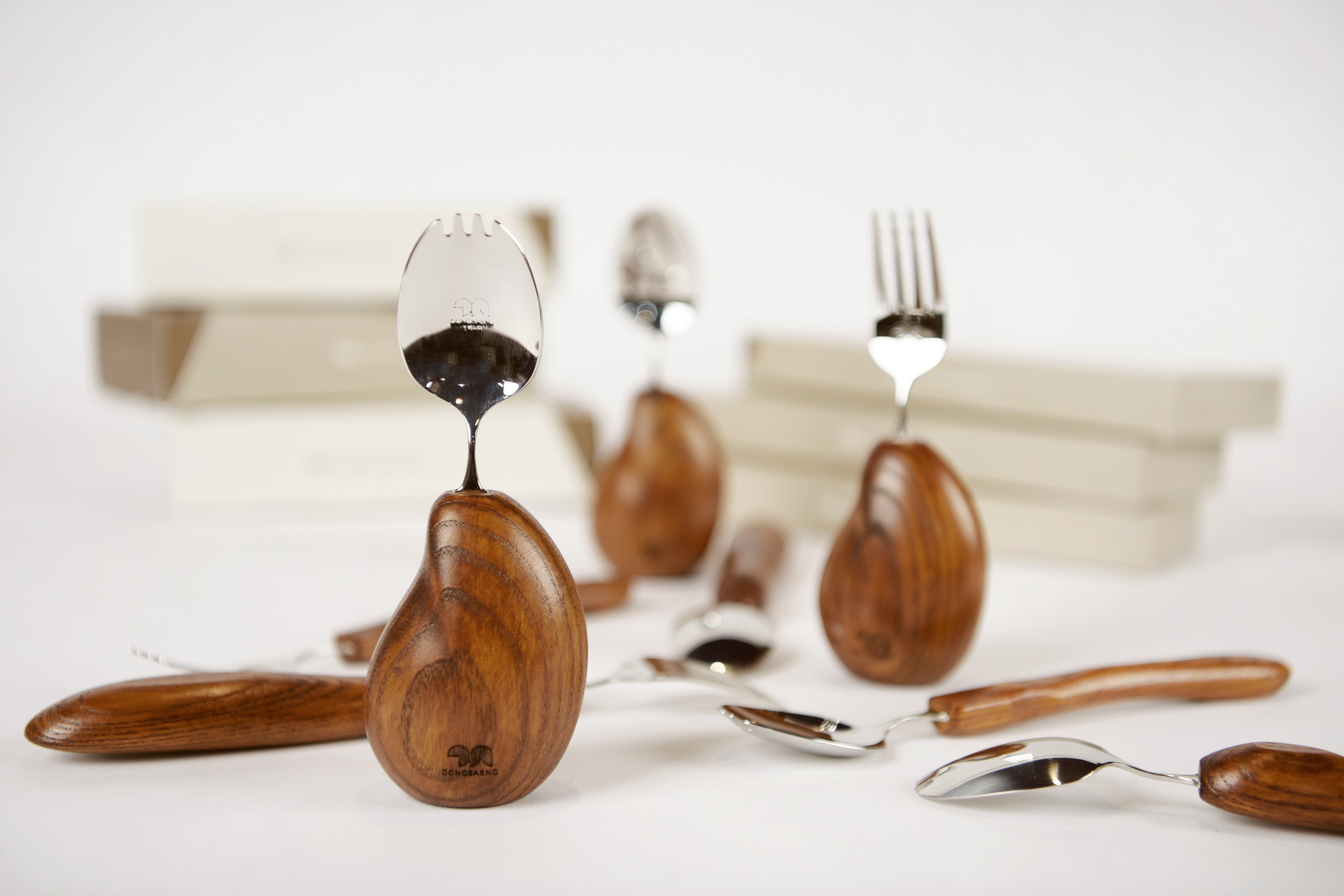 공생 식기 수저 포크 세트 패키지 제작하여 1