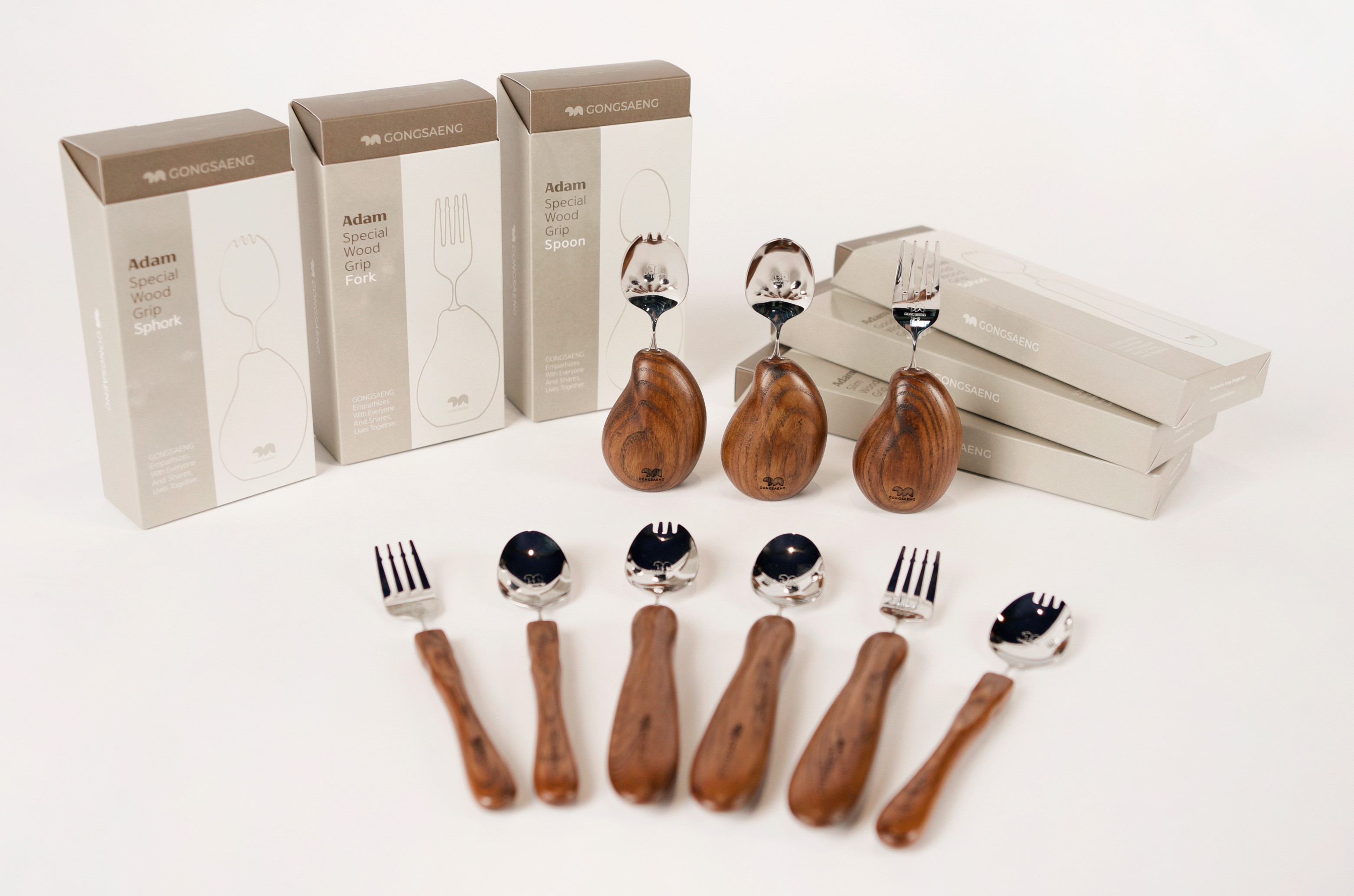 공생 식기 수저 포크 세트 패키지 제작하여 3