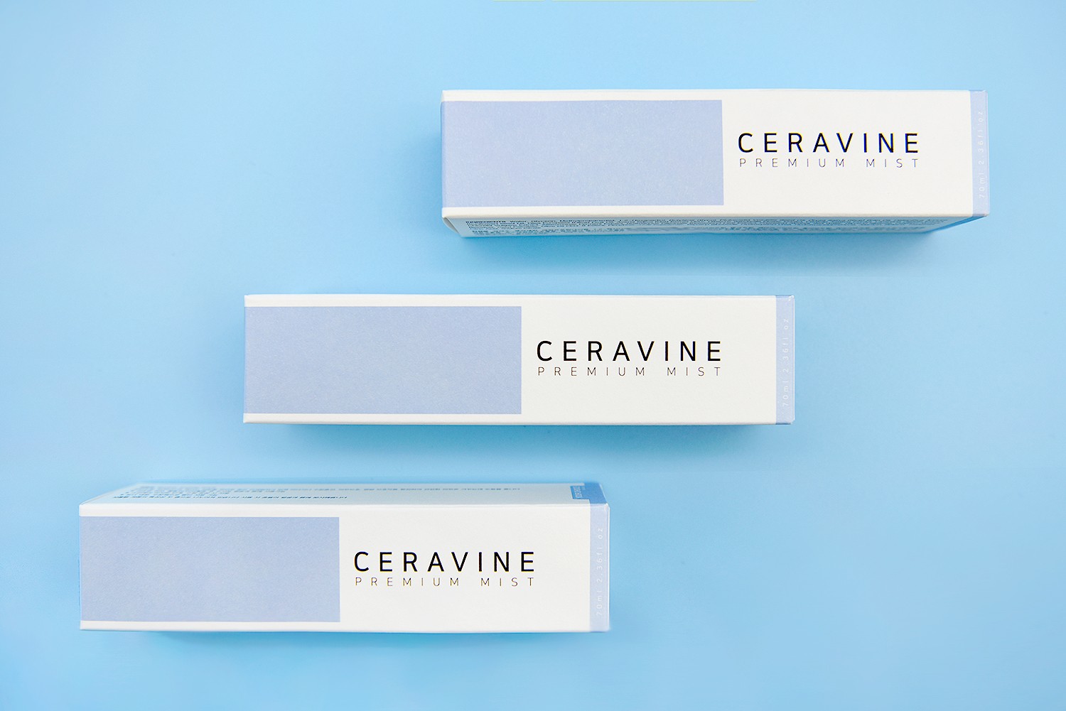 세라바인 화장품 프리미엄 미스트 패키지 제작하여 2