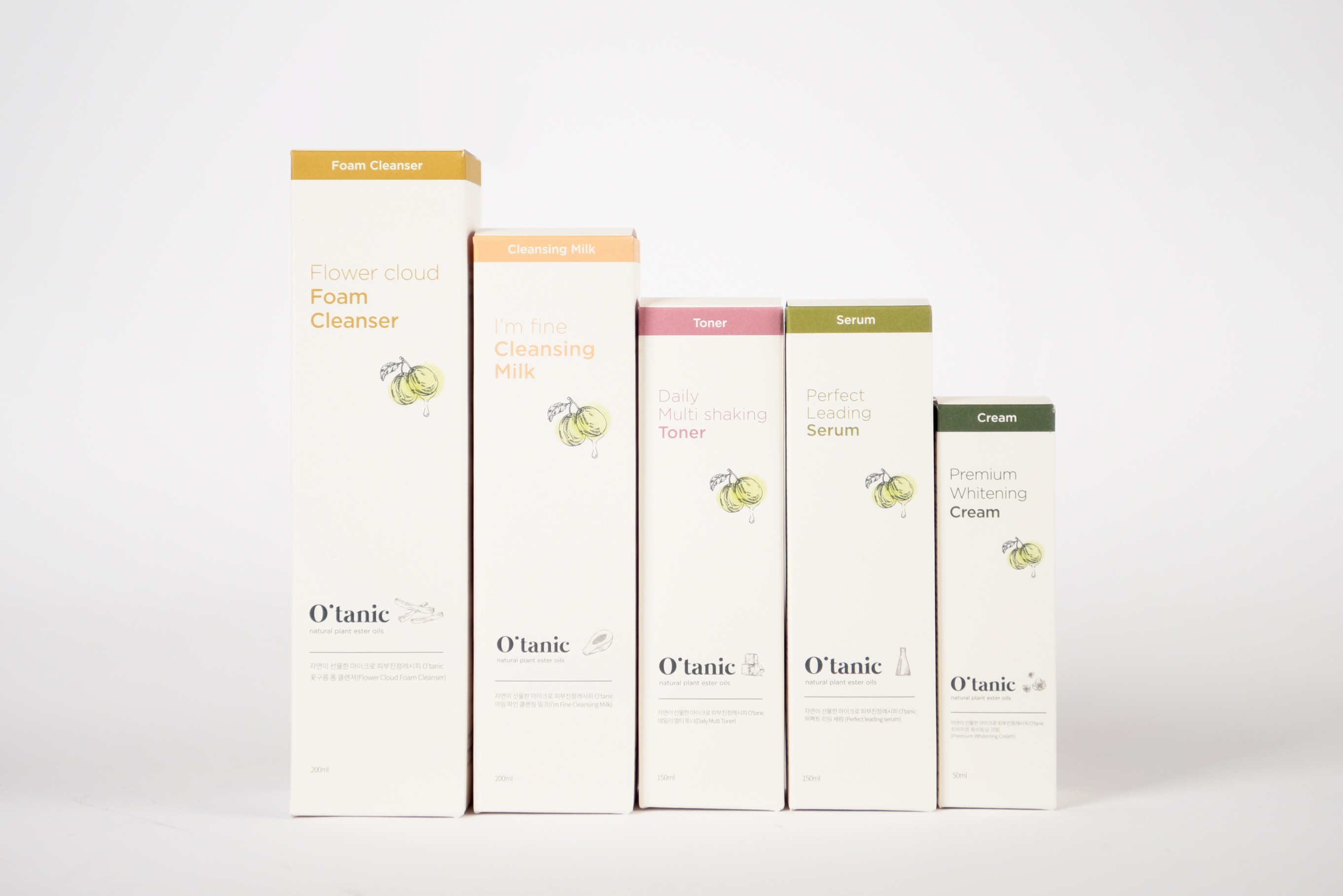오타닉 화장품 폼클렌징 패키지 제작하여 1