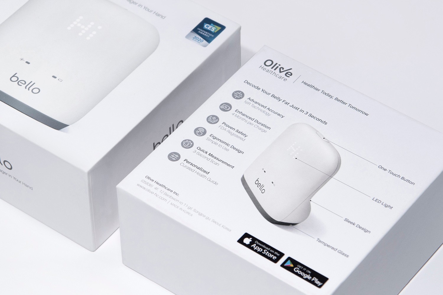 올리브헬스케어 bello 디지털 측정기 전자기기 패키지 3번째