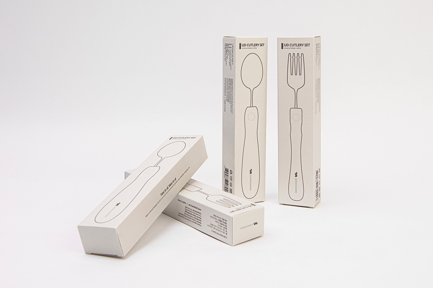 공생 스푼 주방용품 식기 수저 패키지 제작하여 1