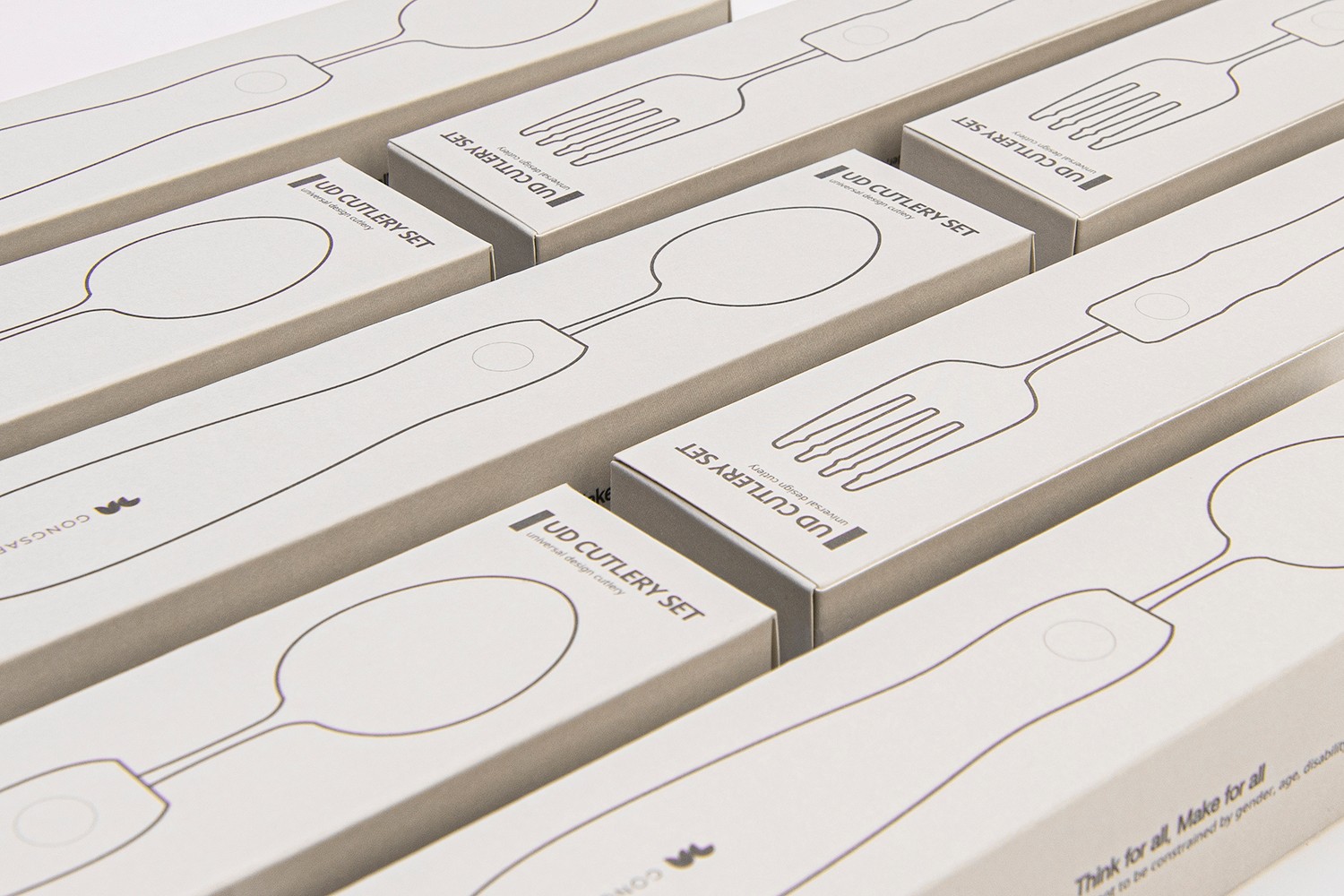 공생 스푼 주방용품 식기 수저 패키지 제작하여 2