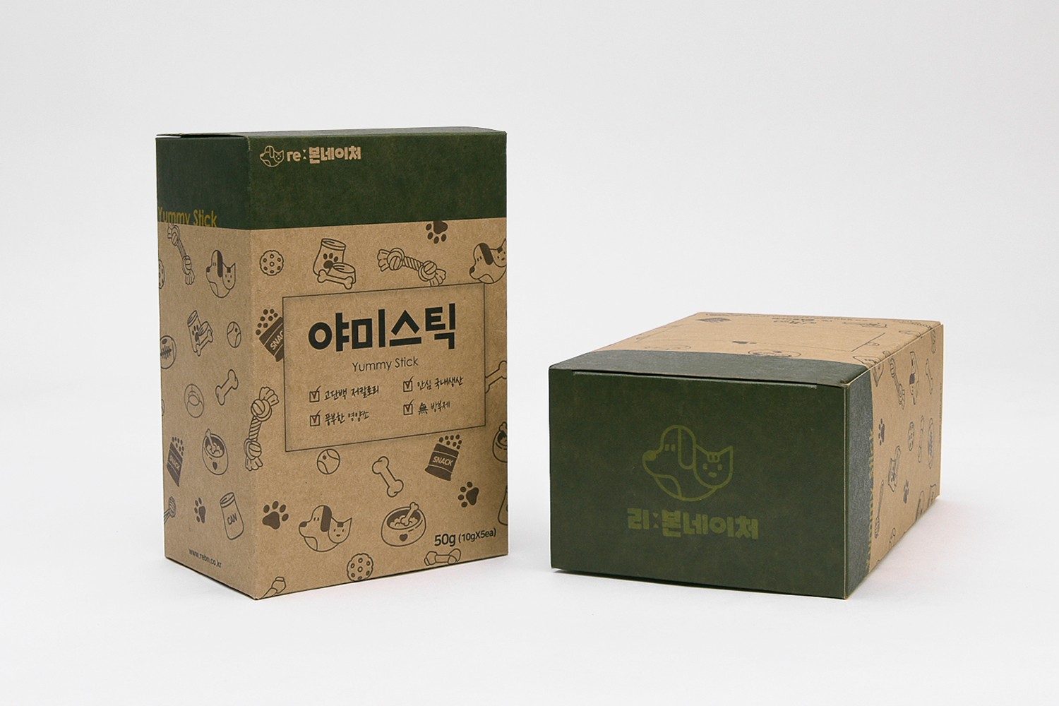 야미스틱 애견간식 반려동물용품 패키지 4번째