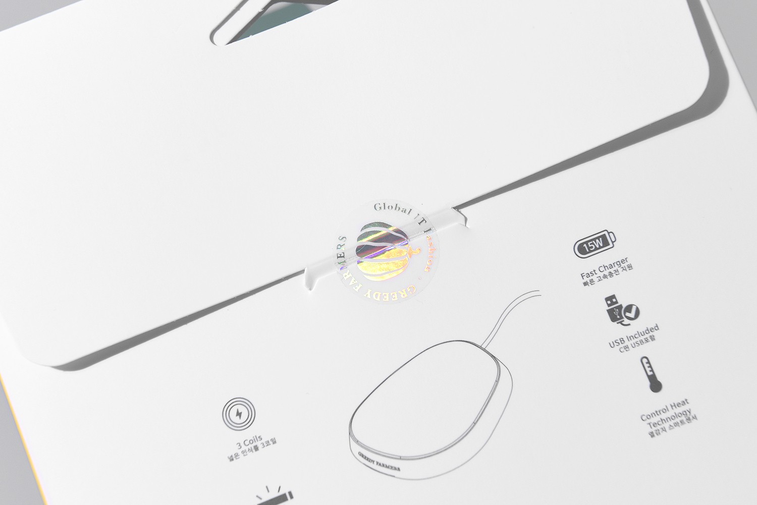 핸드폰 무선 충전패드 휴대폰충전기 충전기 패키지 2번째