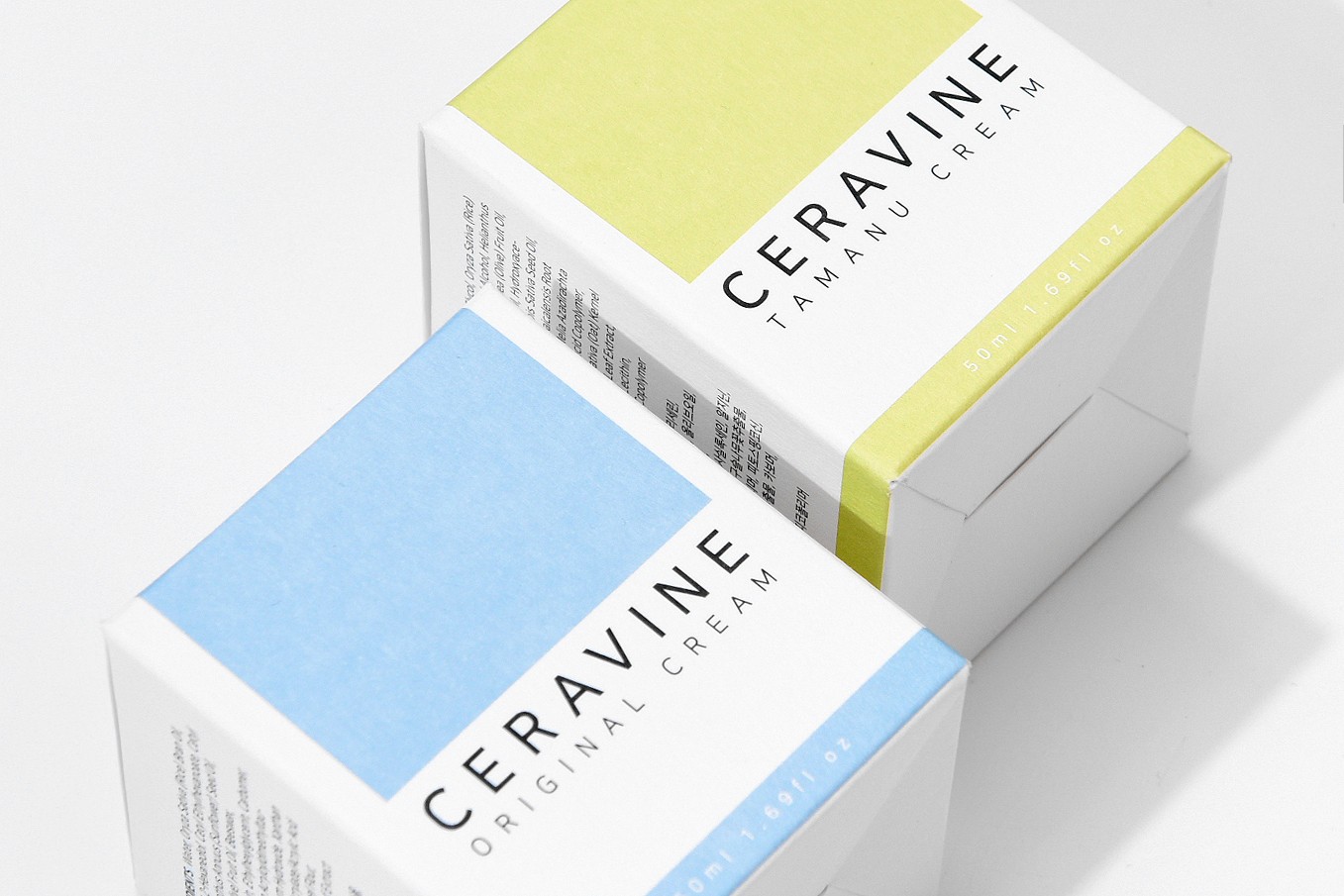 유어초이스 세라바인 크림 화장품 패키지 제작하여 2