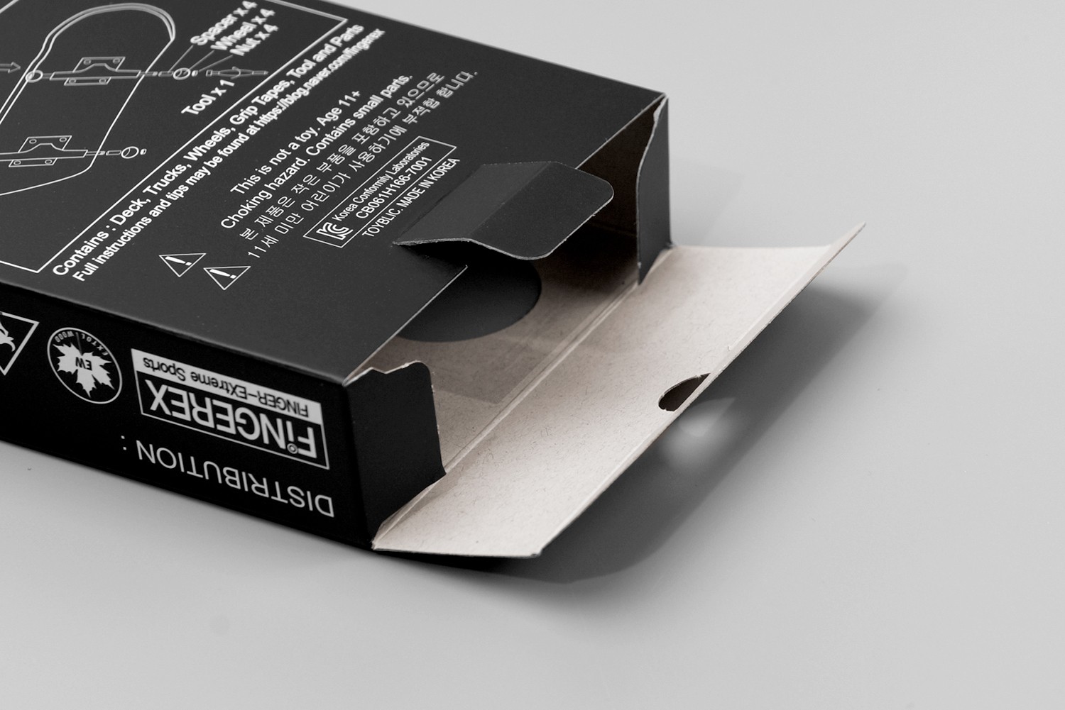 핑거보드 손가락 미니 스케이트보드 장난감 장난감 패키지 2번째