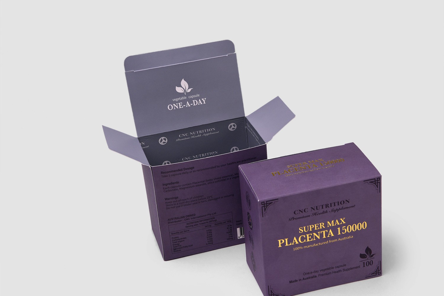 플라센타 영양제 건강식품 패키지 제작하여 3