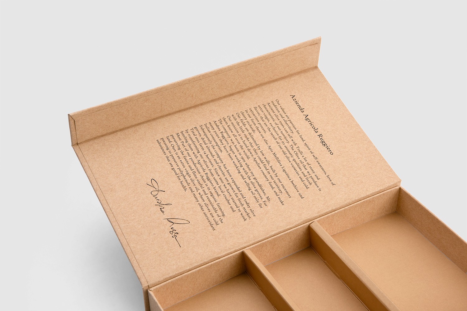 델리카토 올리브오일 세트 식품 패키지 제작하여 3