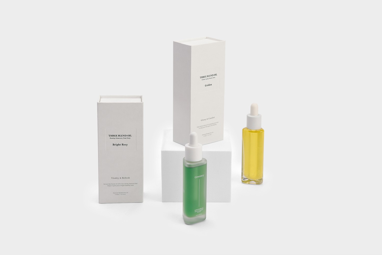 이즈프럼 페이스 오일 화장품 패키지 제작하여 2