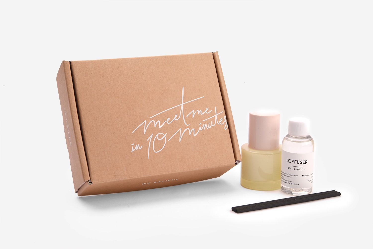 크림x디퓨저 기획세트 화장품 패키지 제작하여 1