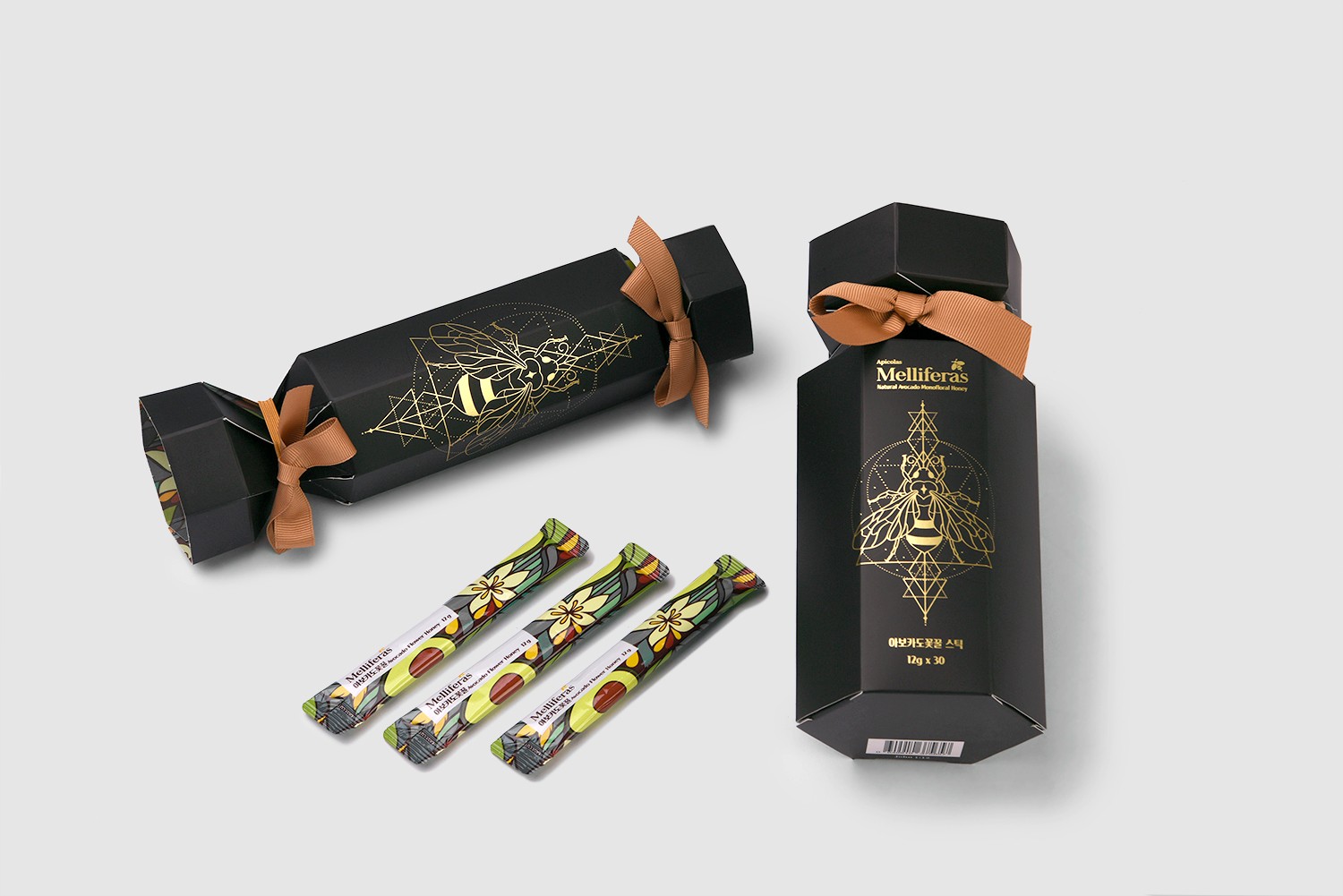 아보카도 꽃 꿀스틱 건강식품 패키지 제작하여 2